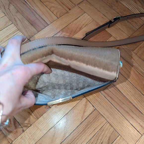 Louise Et Cie calf hair crossbody leather bag - Picture 8 of 12